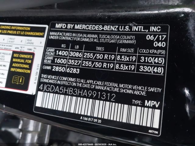 4JGDA5HB3HA991312-9