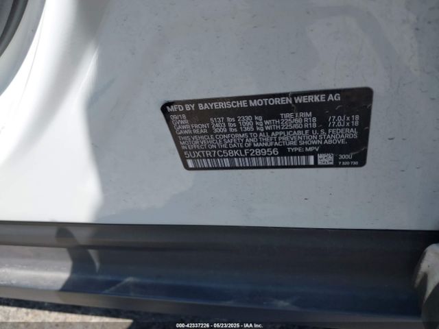 5UXTR7C58KLF28956 8