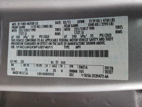 1FMCU9GX9FUB74011-13