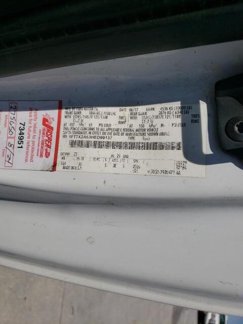 1FT7X2A63HED99137-12