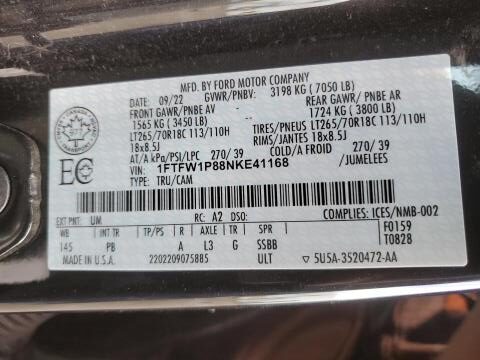 1FTFW1P88NKE41168-12