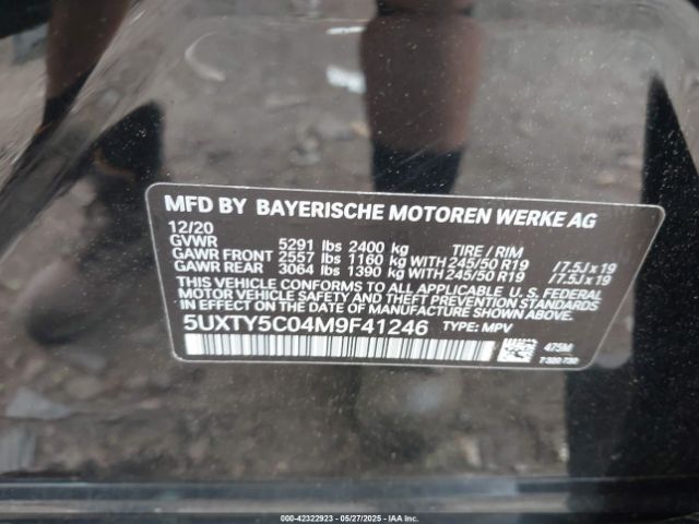 5UXTY5C04M9F41246 7