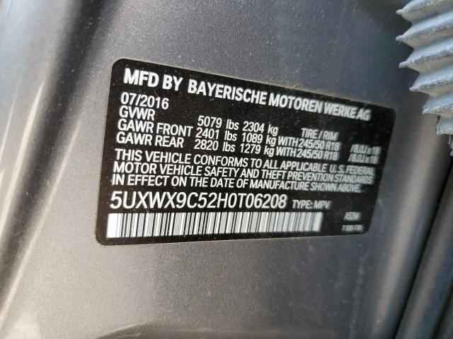 5UXWX9C52H0T06208 10