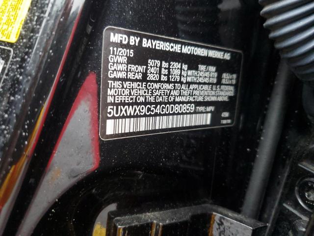 5UXWX9C54G0D80859 10