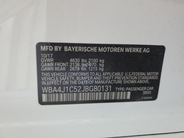 WBA4J1C52JBG80131 10