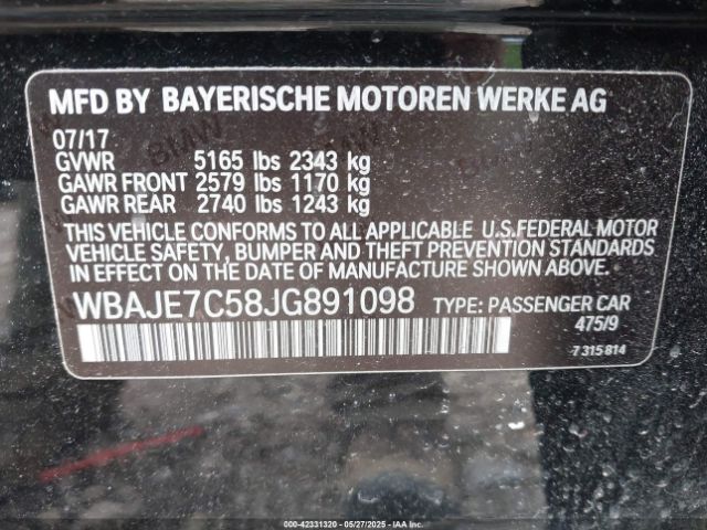WBAJE7C58JG891098 9