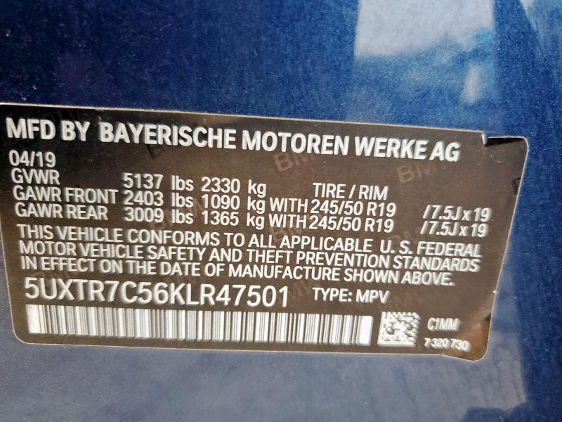 5UXTR7C56KLR47501 10
