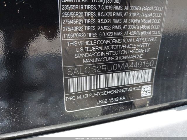 SALGS2RU0MA449150-9