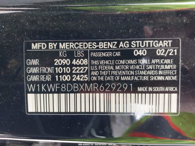 W1KWF8DBXMR629291-9
