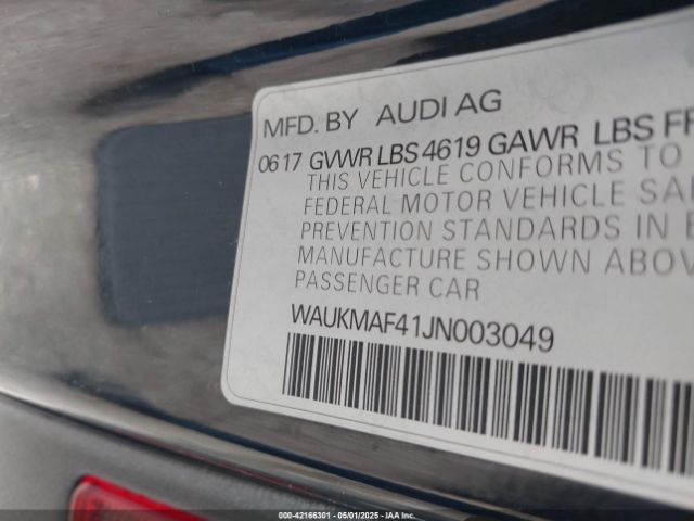 WAUKMAF41JN003049-7