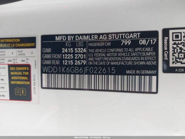 WDD1K6GB6JF022615+9