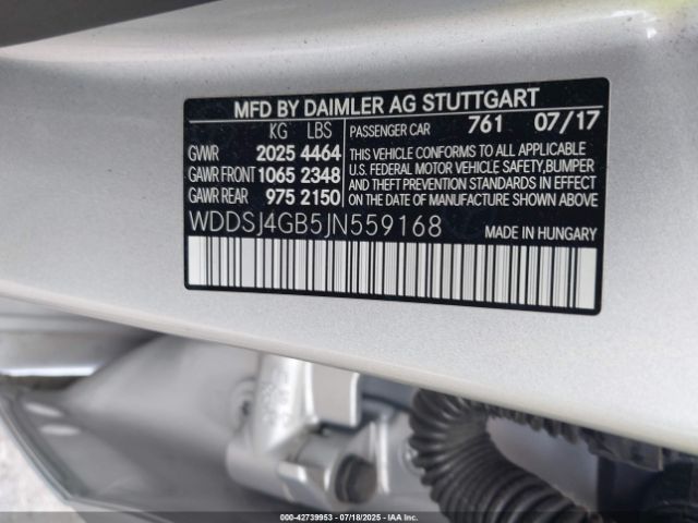 WDDSJ4GB5JN559168+9